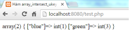 Hàm array_intersect_ukey() trong PHP