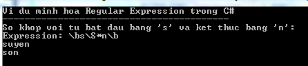 Regurlar Expression trong C#