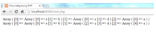 Hàm array_chunk() trong PHP image 95