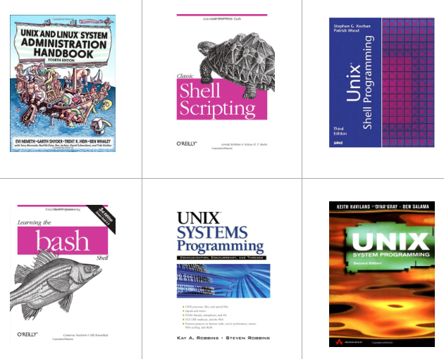 Các quyển sách hữu ích về Unix/Linux