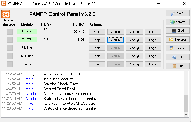 Tạo database trong phpMyAdmin với XAMPP image 2